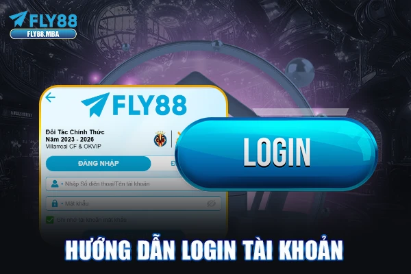 Hướng dẫn login tài khoản
